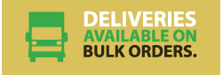 deliveries available on bulk orders